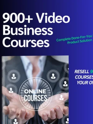 900+ Business Courses Bundle | MRR, PLR, Resell Rights | Digital Business, Video Courses, Marketing Courses, Dropshipping Courses, Courses.