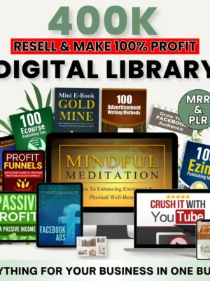 3a 400K+ Digital Products Bundle | PLR & MRR Resell Rights | Ready-to-Sell Passive Income Digital Assets