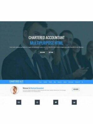 Chartered Accountant - HTML Template