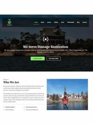 Damage Restoration - HTML Template