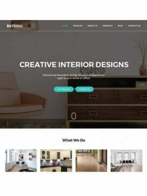 Interior - HTML Template