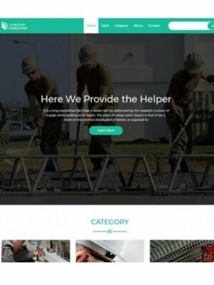 Labour Directory - HTML Template