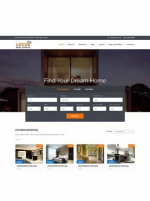 Locus Real Estate - HTML Template