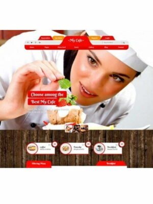 My Cafe Website - HTML Template