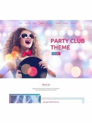 Party Club - HTML Template