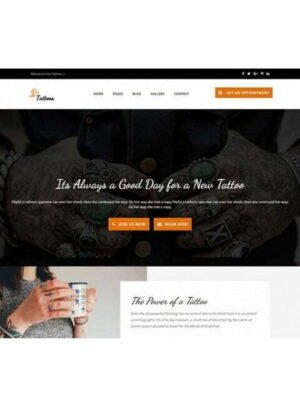 Tattoo - HTML Template