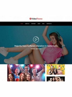 Video Theme - HTML Template